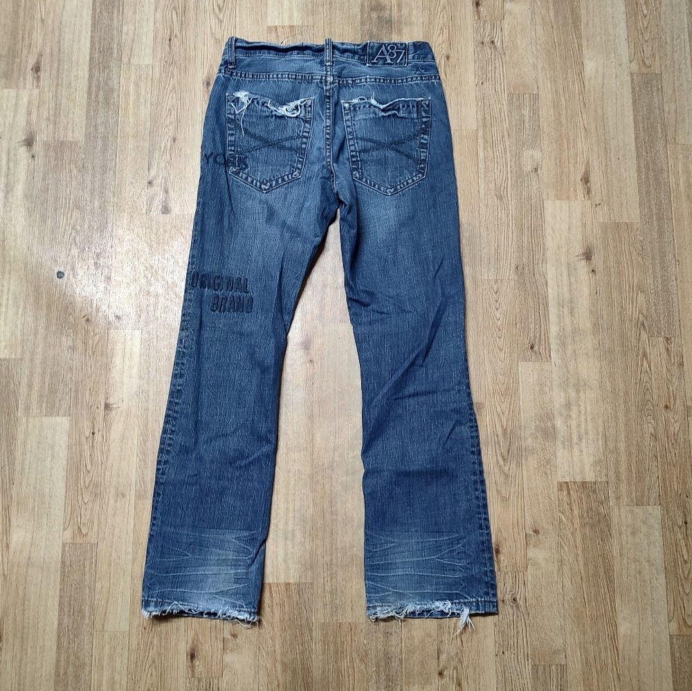 Aeropostale Blue Bootcut Jeans for Men